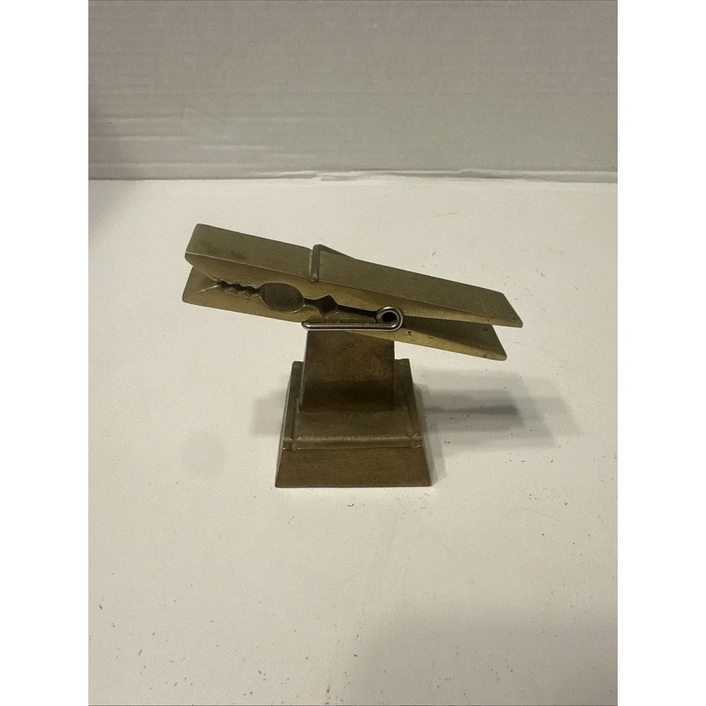 Brass Clothes Pin Clip‎ Paperweight